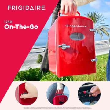 Frigidaire Mini Portable Personal Fridge - 6 Cans
