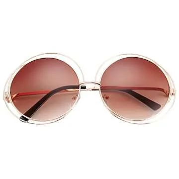 Stylish Pro Acme Oversized Round Sunglasses for Women