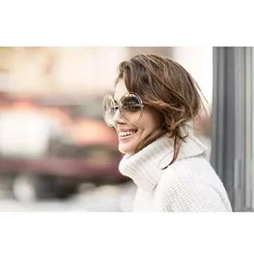 Stylish Pro Acme Oversized Round Sunglasses for Women