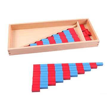 YHZAN Montessori Small Numerical Rods - Eco-Friendly Learning Toy