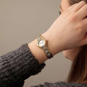 Anne Klein Women's Two-Tone Dress Watch 10-6777SVTT
