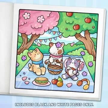 Comfy & Cozy: Coloring Book for Adults and Teens with Cozy Scenes and Cute Animal Characters for Relaxation (Comfy and Cozy Coloring Books)
