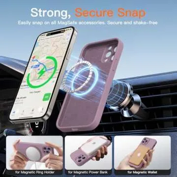 LUHOURI for iPhone 14 Pro Max Case with Screen Protector - Wireless Charging Compatible - Enhanced Camera Cover - Protective Silicone Phone Case with Cute Heart Design for Women 6.7" - Grape Purple