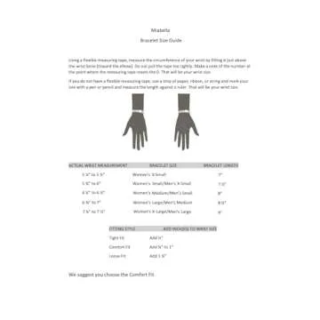 Miabella 925 Silver Byzantine Beaded Mesh Bracelet for Women