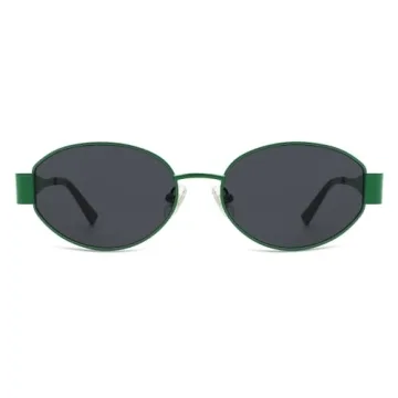 SOJOS Retro Oval Sunglasses for Women with UV400 Protection