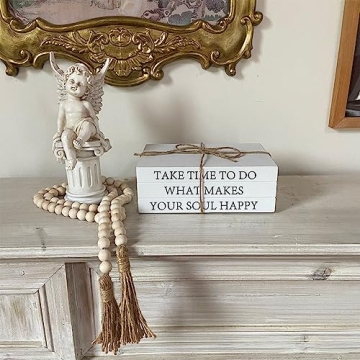 Rustic White Faux Decorative Books for Home Decor