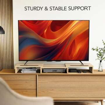 AMERIERGO Dual Monitor Stand Riser for Ergonomic Workspace