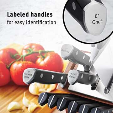 Calphalon Classic Kitchen Knife Set with Self-Sharpening Block