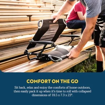 GCI Outdoor Big Comfort Stadium Chair - Ergonomic Seating