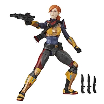 G.I. Joe Classified Series Scarlett Action Figure Collectible 05 Premium Toy with Multiple Accessori...