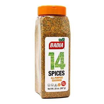 Badia 14 Spices All Purpose Seasoning - Bold Flavor & No Salt Blend