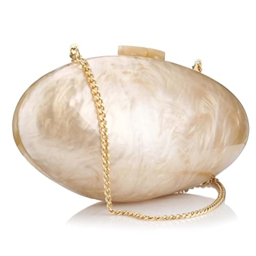 Acrylic Shell Clutch Women Versatile Party Wedding Bag