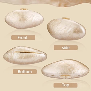 Acrylic Shell Clutch Women Versatile Party Wedding Bag