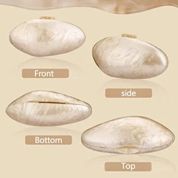 Acrylic Shell Clutch Women Versatile Party Wedding Bag