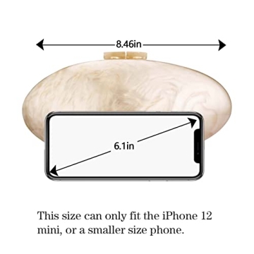 Acrylic Shell Clutch Women Versatile Party Wedding Bag