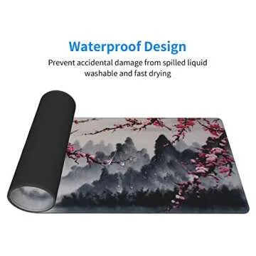 Cherry Blossom Extended Mouse Pad for Gaming and Office