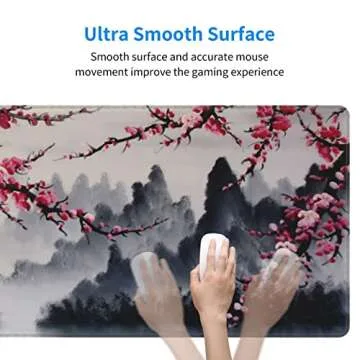 Cherry Blossom Extended Mouse Pad for Gaming and Office