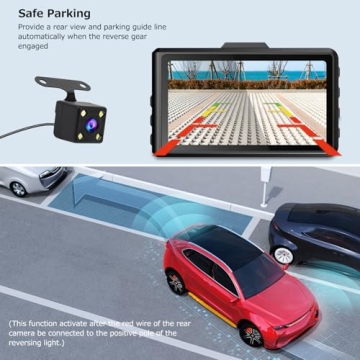 SPADE 2.5K Dual Dash Cam Night Vision Waterproof Rear Camera