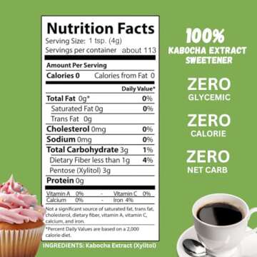 BochaSweet The Supreme Sugar Replacement (16 oz) - 1:1 Granular Sugar Substitute - Perfect for Baking, Keto-Friendly, Zero Glycemic, Non GMO, No Bitter Aftertaste