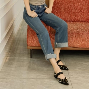 Chic Studded Flats for Women - Comfortable and Stylish