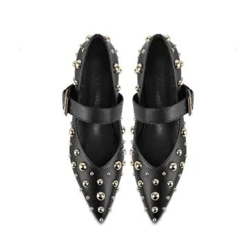 Chic Studded Flats for Women - Comfortable and Stylish