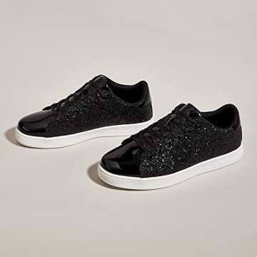 Stylish Glitter Sneakers for Women | Perfect Comfort & Fashion