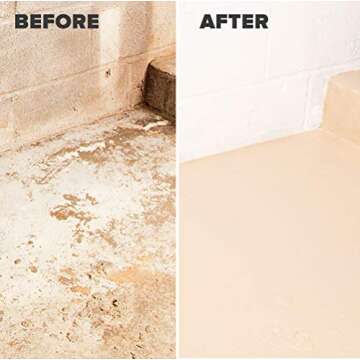 INSL-X CST231009A-01 TuffCrete Waterborne Acrylic Concrete Stain Paint, 1 Gallon, Light Gray, 128 Fl Oz (Pack of 1)