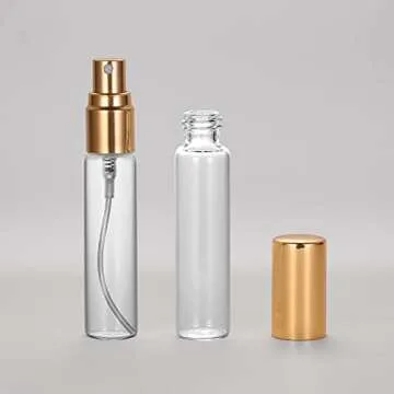ZbFwmx 20 Pack 10ML Portable Atomizer Spray Bottles