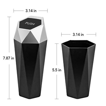 OUDEW Compact Car Trash Can - Stylish & Functional