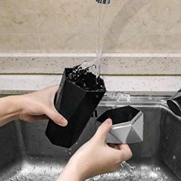 OUDEW Compact Car Trash Can - Stylish & Functional