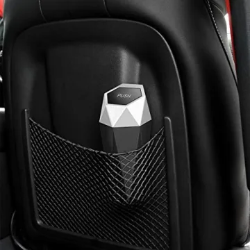 OUDEW Compact Car Trash Can - Stylish & Functional