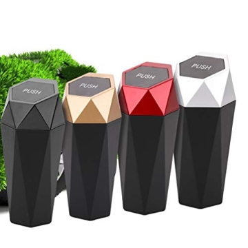 OUDEW Compact Car Trash Can - Stylish & Functional
