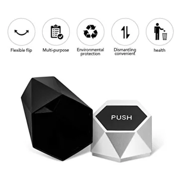 OUDEW Compact Car Trash Can - Stylish & Functional