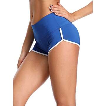 CADMUS Women's Workout Yoga Gym Shorts - Comfortable Activewear