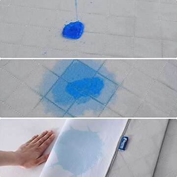 Waterproof Incontinence Bed Pads, Slip Resistant Chuck Bed Pads (52"x34"), Pee Pads Absorbent Underp...