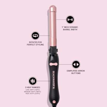 Beachwaver B1 Automatic Curling Iron for Perfect Waves