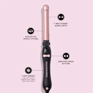Beachwaver B1 Automatic Curling Iron for Perfect Waves