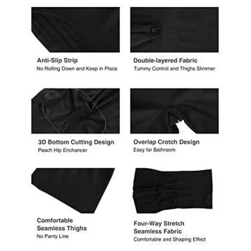 FeelinGirl Shapewear Shorts for Women Tummy Control