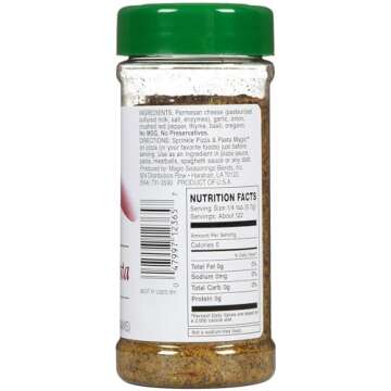 Chef Paul Prudhomme's Magic Seasoning Blends ~ Pizza & Pasta Magic Herbal, 3-Ounce Bottle