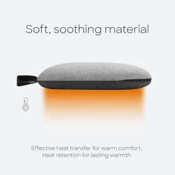 Ostrichpillow Heatbag Heating Pad - Safe Alternative to Hot Water Bottle, Natural Clay System, Focused Heat Efficiency, Gentle Muscle Relief, Odor-Free, Long-Lasting Warmth