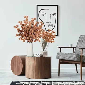 Sggvecsy 6 Pcs Fall Eucalyptus Stems for Autumn Decor