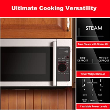 Galanz Over The Range Microwave with Sensor Cooking and 1000W