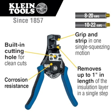 Klein Tools Heavy Duty Wire Cutter & Stripper Tool