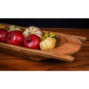 Mexican Imports Eurostyle Deep Trencher Dough Bowl With Handles-Batea