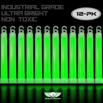 Bright Emergency Glow Sticks for Camping & Survival