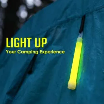 Bright Emergency Glow Sticks for Camping & Survival