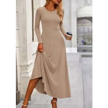 PRETTYGARDEN Women's Chic 2-Piece Ribbed Knit Skirt Set