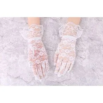 Simplicity Lace Wedding Gloves for Formal Events