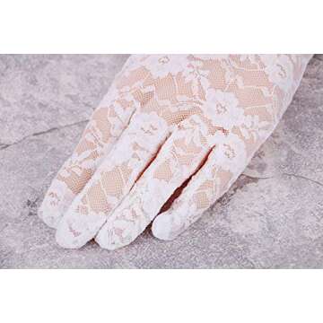 Simplicity Lace Wedding Gloves for Formal Events