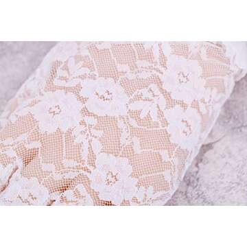 Simplicity Lace Wedding Gloves for Formal Events
